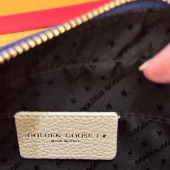 Golden Goose Black star bag hammered leather - Picture 7 of 8